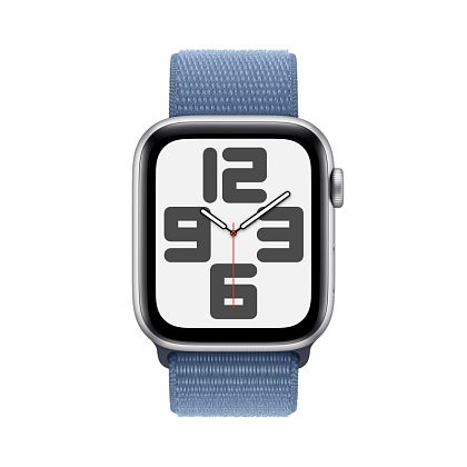 картинка Apple Watch SE 2023, 44 мм, цвет корпуса серебристый, ремешок серебристого цвета от маркетплейса TEMA.shop 2