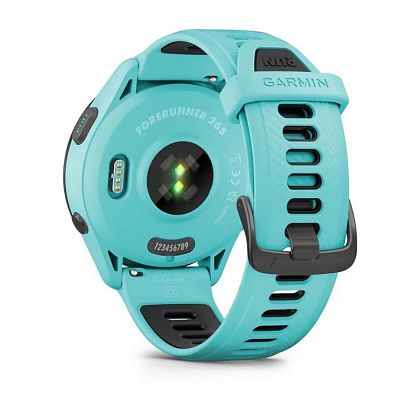 картинка Garmin Forerunner 265, 45 мм, цвет корпуса аква с ремешком цвета аква-черный от маркетплейса TEMA.shop 6