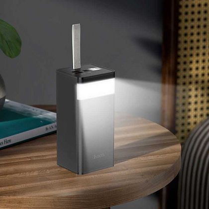 картинка Hoco J86A 50000mAh PowerMaster Power Bank, 2xU+C, QC+PD, SCP 22.5W, LED, черный от маркетплейса TEMA.shop 3
