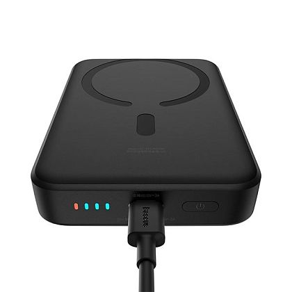 картинка Baseus 10000mAh Magnetic Mini Wireless Fast Charge Power Bank 30W, PD30W, model PPCXM1030, черный от маркетплейса TEMA.shop 3
