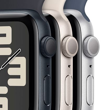картинка Apple Watch SE 2023, 40 мм, цвет корпуса темная ночь, ремешок цвета темная ночь от маркетплейса TEMA.shop 3