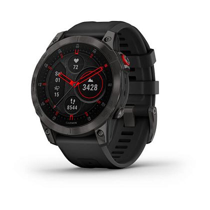 картинка Garmin Epix Pro (Gen 2) Sapphire, 47 мм, корпус титановый, ремешок черного цвета от маркетплейса TEMA.shop 1