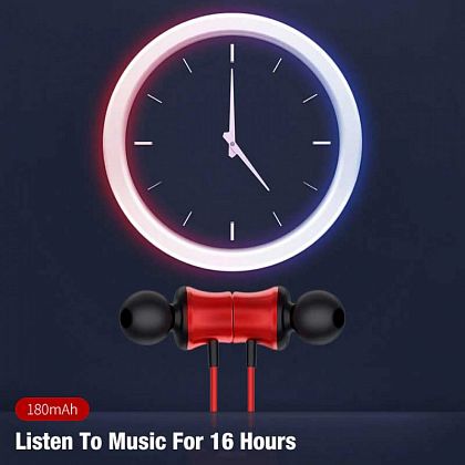 картинка Hoco ES64 Easy Sound Sport BT Earphones, жесткая дуга на шею, BT 5.3, 30h, черный от маркетплейса TEMA.shop 6