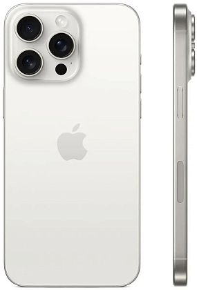 картинка Apple iPhone 15 Pro Max SIM 2 ТБ, титановый белый от маркетплейса TEMA.shop 2