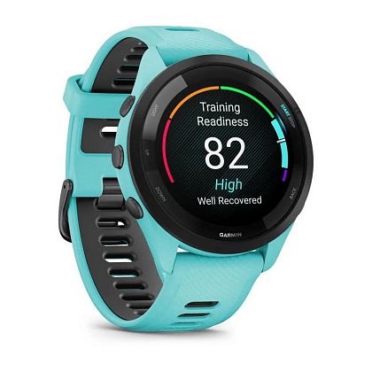 картинка Garmin Forerunner 265, 45 мм, цвет корпуса аква с ремешком цвета аква-черный от маркетплейса TEMA.shop 3