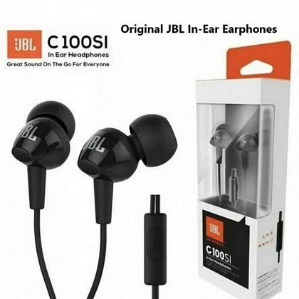 картинка JBL C100SI In-Ear Headphones, черный от маркетплейса TEMA.shop 1