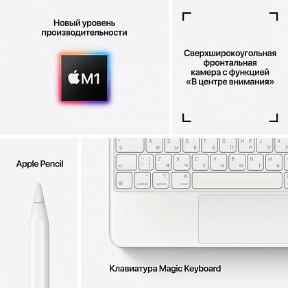картинка Apple iPad Pro 11" (2021) Wi-Fi 2 ТБ, серебристый от маркетплейса TEMA.shop 6