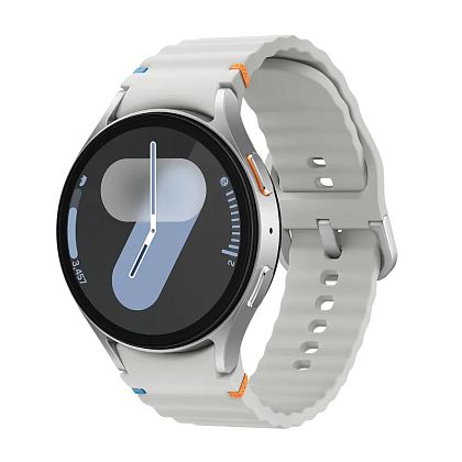картинка Samsung Watch 7, 44 мм, цвет корпуса и ремешок серебристого цвета от маркетплейса TEMA.shop 1