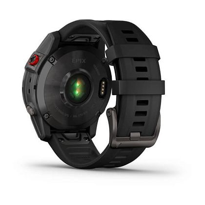 картинка Garmin Epix Pro (Gen 2) Sapphire, 47 мм, корпус титановый, ремешок черного цвета от маркетплейса TEMA.shop 6