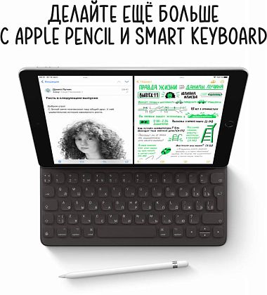 картинка Apple iPad 10,2" (2021) Wi-Fi 64 ГБ, серый космос от маркетплейса TEMA.shop 6
