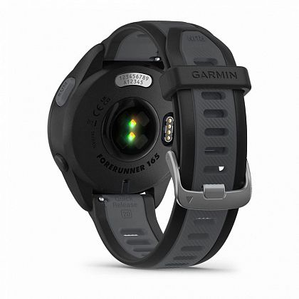 картинка Garmin Forerunner 165 Music, 43 мм, цвет корпуса черный с серым ремешком от маркетплейса TEMA.shop 6