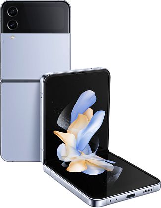 картинка Складной смартфон Samsung Galaxy Z Flip 4 128 ГБ, голубой от маркетплейса TEMA.shop 2