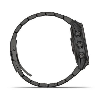картинка Garmin Fenix 7 Sapphire Solar, 47 мм, цвет корпуса угольно-серый с угольно-серым титановым браслетом от маркетплейса TEMA.shop 6