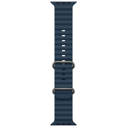 картинка Apple Watch Ultra 2 GPS + Cellular, 49 мм, корпус из титана, ремешок синего цвета от маркетплейса TEMA.shop 4