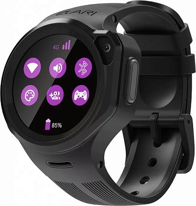 картинка Детские умные часы ELARI KidPhone 4GR, цвет корпуса черный от маркетплейса TEMA.shop 1