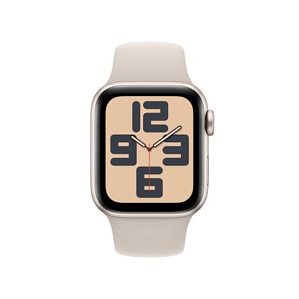 картинка Apple Watch SE 2023, 40 мм, цвет корпуса сияющая звезда, ремешок цвета сияющая звезда, размер S/M от маркетплейса TEMA.shop 2
