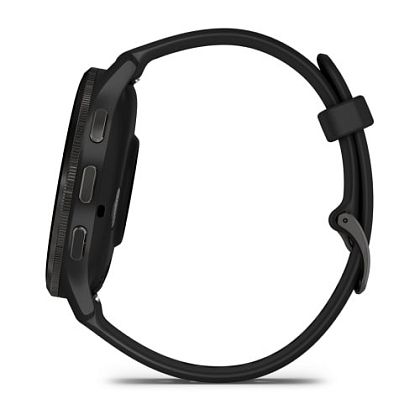 картинка Garmin Venu 3, 45 мм, корпус и ремешок черного цвета, безель серого цвета от маркетплейса TEMA.shop 2