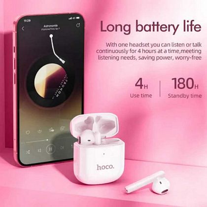 картинка Hoco EW19 Plus Delighted True Wireless BT5.3 Headset, розовый от маркетплейса TEMA.shop 9