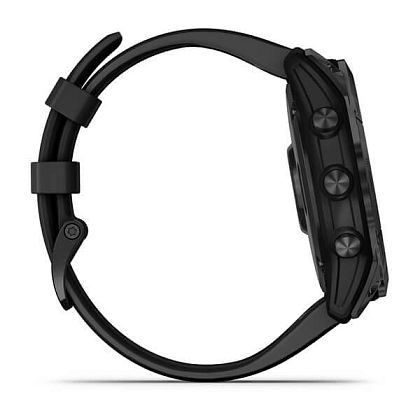картинка Garmin Fenix 7X Sapphire Solar, 51 мм, цвет корпуса черный, ремешок черного цвета от маркетплейса TEMA.shop 5