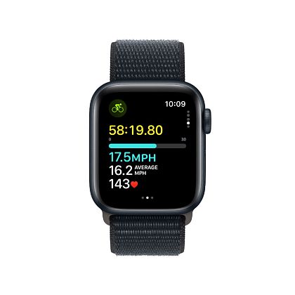 картинка Apple Watch SE 2023, 40 мм, цвет корпуса темная ночь, ремешок цвета темная ночь от маркетплейса TEMA.shop 5
