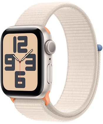 картинка Apple Watch SE 2023, 40 мм, цвет корпуса сияющая звезда, ремешок цвета сияющая звезда от маркетплейса TEMA.shop 1