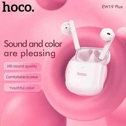 картинка Hoco EW19 Plus Delighted True Wireless BT5.3 Headset, розовый от маркетплейса TEMA.shop 6