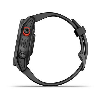 картинка Garmin Fenix 7S Solar, 42 мм, цвет корпуса черный, ремешок черного цвета от маркетплейса TEMA.shop 6