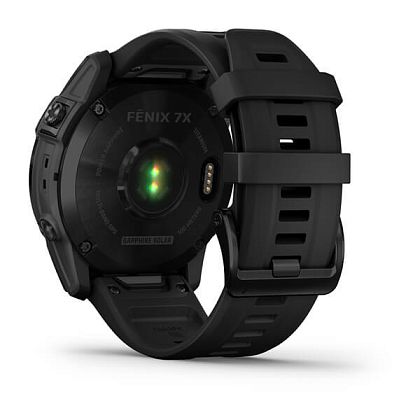 картинка Garmin Fenix 7X Sapphire Solar, 51 мм, цвет корпуса черный, ремешок черного цвета от маркетплейса TEMA.shop 6