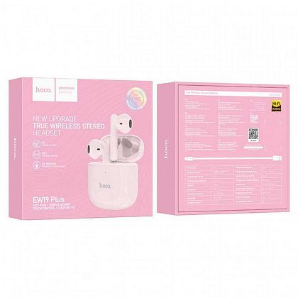 картинка Hoco EW19 Plus Delighted True Wireless BT5.3 Headset, розовый от маркетплейса TEMA.shop 2