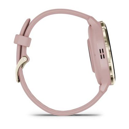 картинка Garmin Venu 3S, 41 мм, корпус и ремешок розового цвета, безель золотистый от маркетплейса TEMA.shop 5