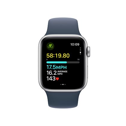 картинка Apple Watch SE 2023, 40 мм, цвет корпуса серебристый, ремешок серебристого цвета, размер M/L от маркетплейса TEMA.shop 8