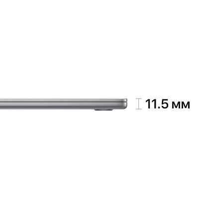 картинка Apple MacBook Air 15,3" (M2, 2023) 16 ГБ RAM, 256 ГБ SSD, серый космос от маркетплейса TEMA.shop 4