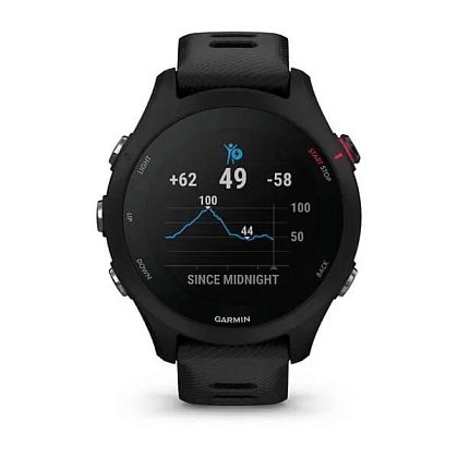 картинка Garmin Forerunner 255S Music, 41 мм, цвет корпуса черный с черным ремешком от маркетплейса TEMA.shop 5