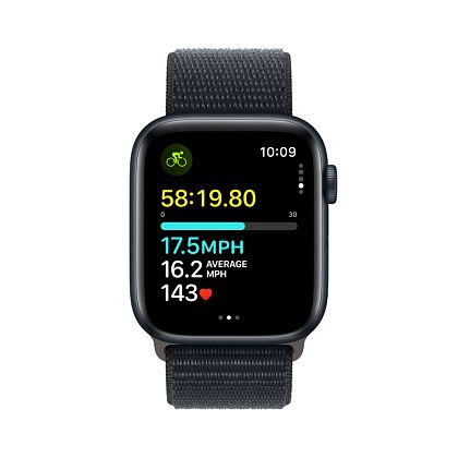 картинка Apple Watch SE 2023, 44 мм, цвет корпуса темная ночь, ремешок цвета темная ночь от маркетплейса TEMA.shop 9