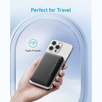 картинка Anker 334 MagGo Battery (PowerCore 10k) Power Bank, Qi 7.5W, PD20W, QC18W, черный от маркетплейса TEMA.shop 4