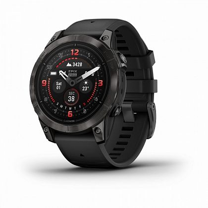 картинка Garmin Epix Pro (Gen 2) Sapphire, 47 мм, цвет корпуса угольно-серый, ремешок черный силикон от маркетплейса TEMA.shop 1