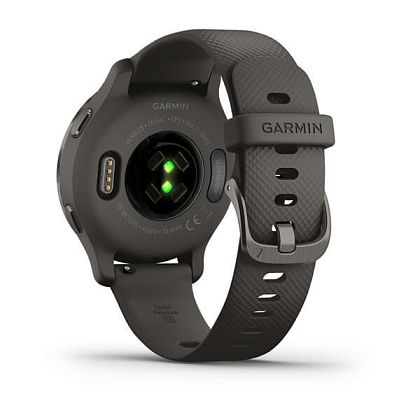 картинка Garmin Venu 2S, 40.4 мм, цвет корпуса и ремешок серого цвета от маркетплейса TEMA.shop 4